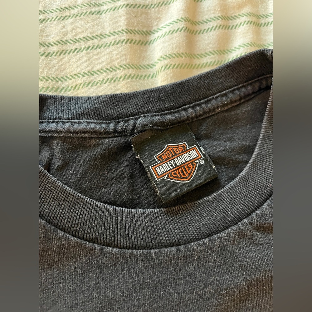 Large Black Harley-Davidson Alamo City T-Shirt - Picture 4 of 4